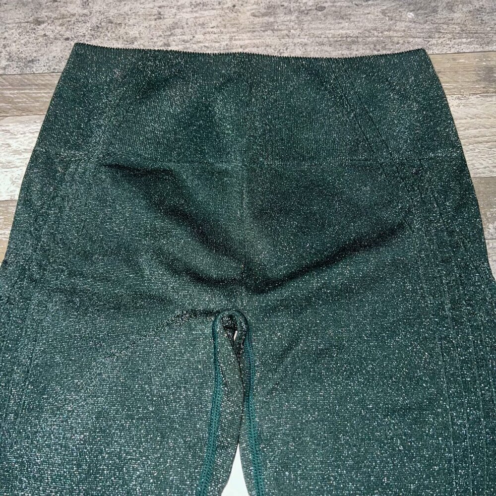 NWT Fabletics Seamless High-Waisted Legging Everpine Sparkle Size M - Picture 5 of 9